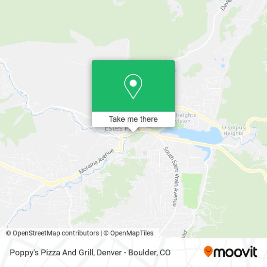 Mapa de Poppy's Pizza And Grill