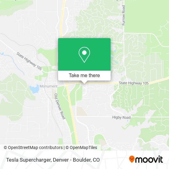 Mapa de Tesla Supercharger