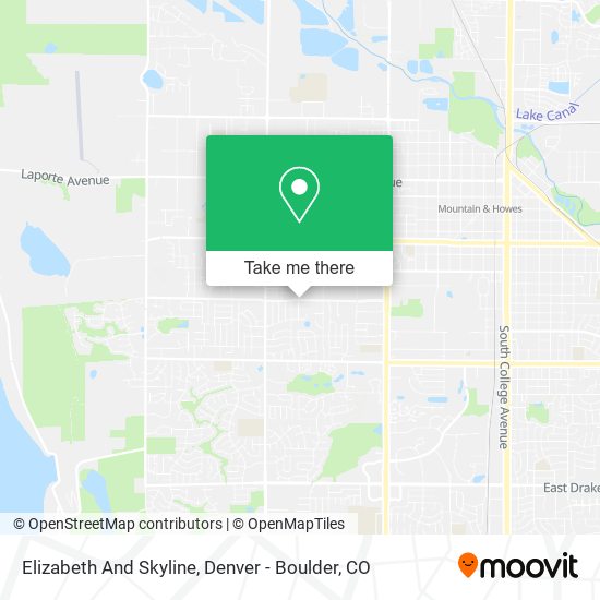 Elizabeth And Skyline map