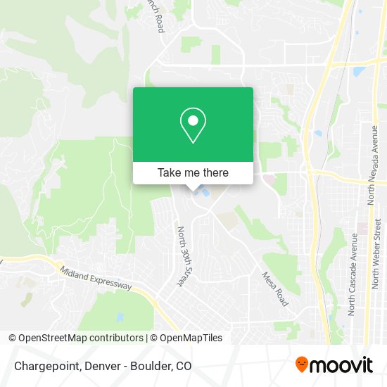 Mapa de Chargepoint