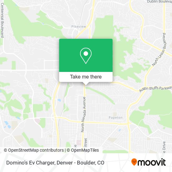 Mapa de Domino's Ev Charger