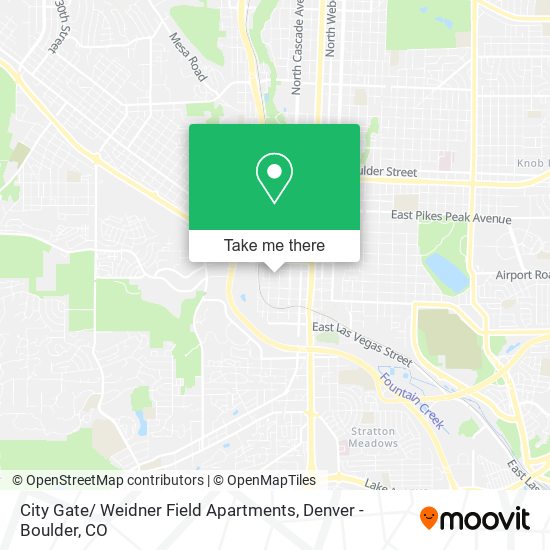 City Gate/ Weidner Field Apartments map