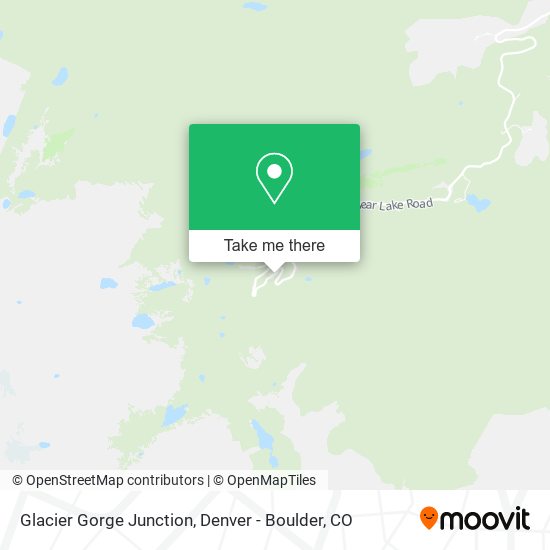 Glacier Gorge Junction map