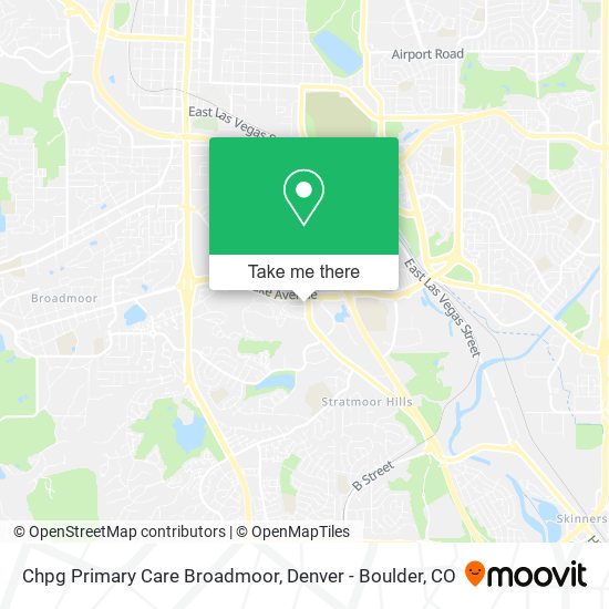Mapa de Chpg Primary Care Broadmoor