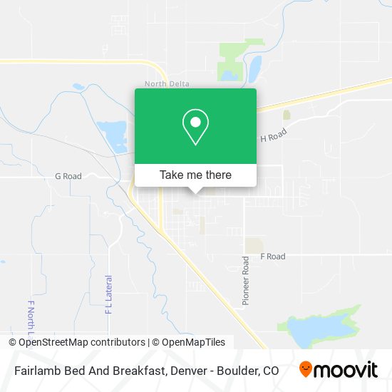 Mapa de Fairlamb Bed And Breakfast