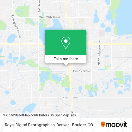 Royal Digital Reprographics map