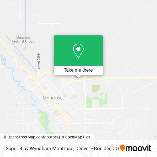Mapa de Super 8 by Wyndham Montrose