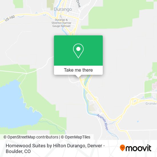 Homewood Suites by Hilton Durango map
