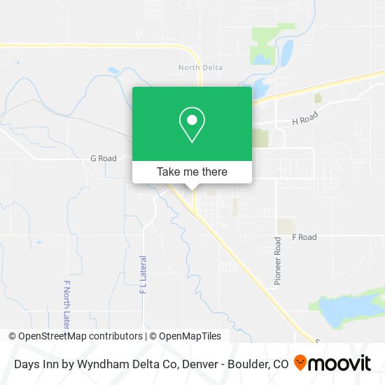 Days Inn by Wyndham Delta Co map