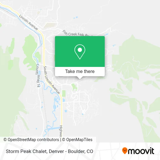 Storm Peak Chalet map