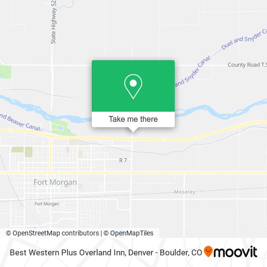 Mapa de Best Western Plus Overland Inn