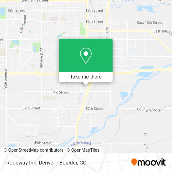 Rodeway Inn map