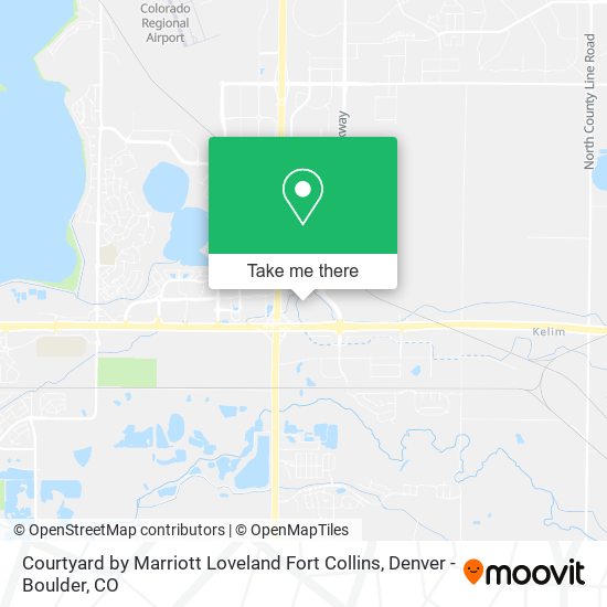 Mapa de Courtyard by Marriott Loveland Fort Collins