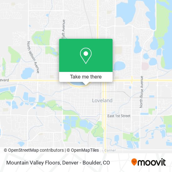 Mountain Valley Floors map