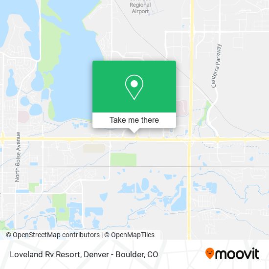 Loveland Rv Resort map