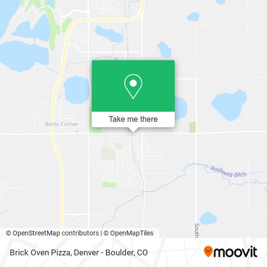 Brick Oven Pizza map