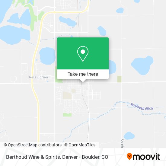 Mapa de Berthoud Wine & Spirits