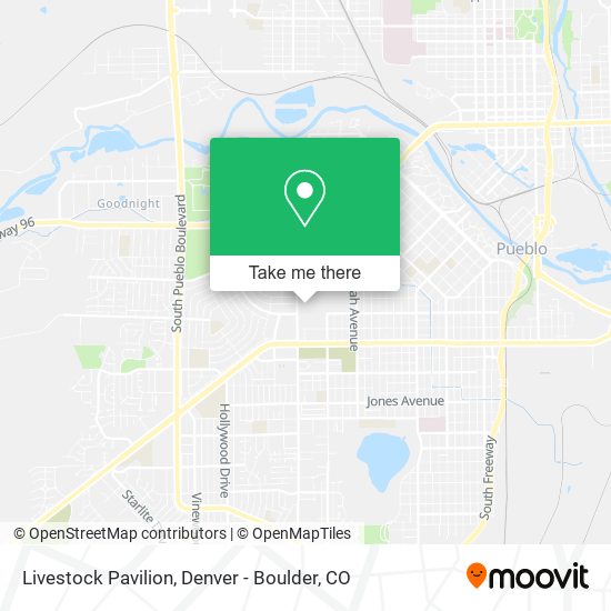 Mapa de Livestock Pavilion