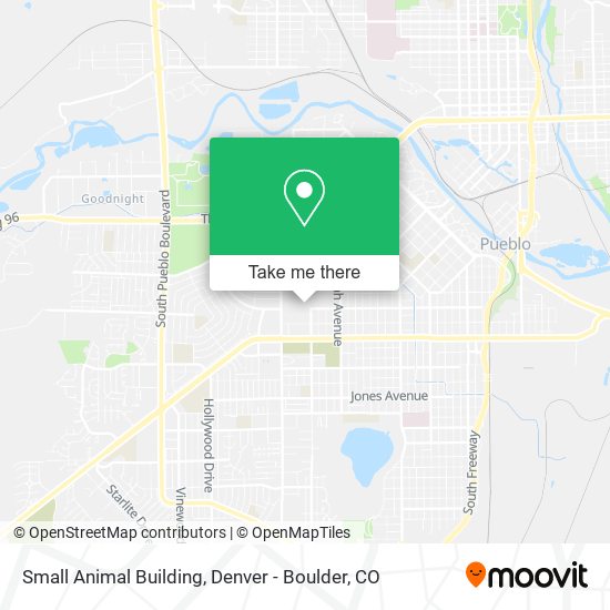 Small Animal Building map