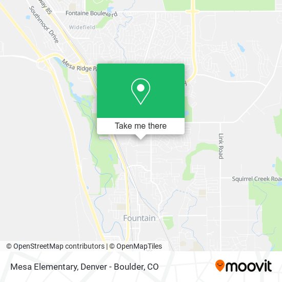 Mapa de Mesa Elementary