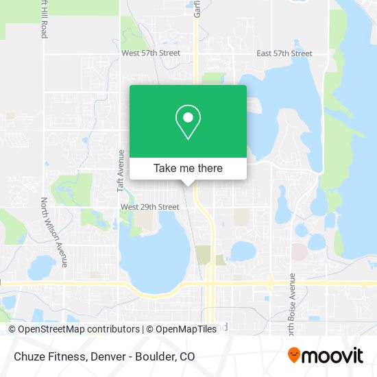 Chuze Fitness map