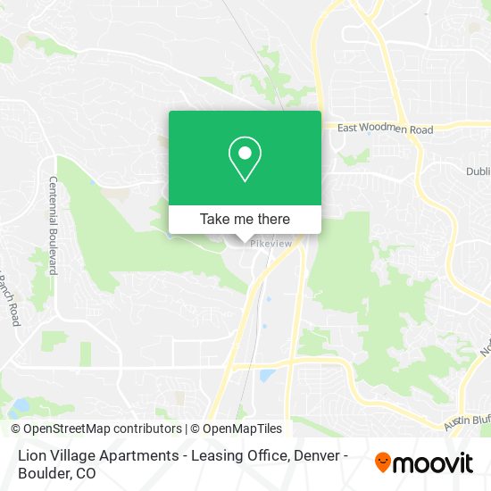 Mapa de Lion Village Apartments - Leasing Office