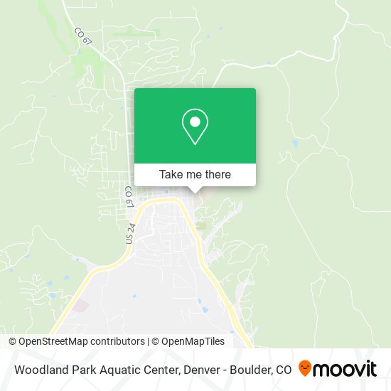 Mapa de Woodland Park Aquatic Center