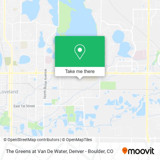 Mapa de The Greens at Van De Water