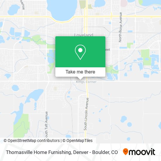 Thomasville Home Furnishing map