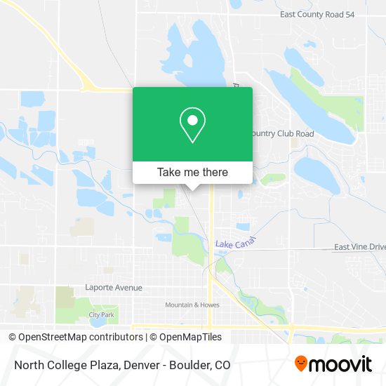 North College Plaza map