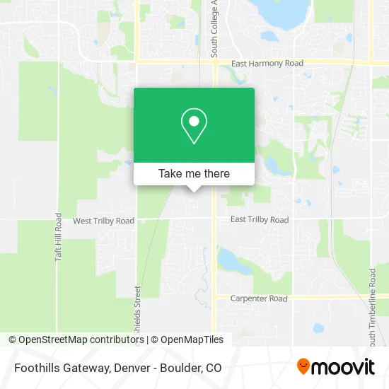 Foothills Gateway map