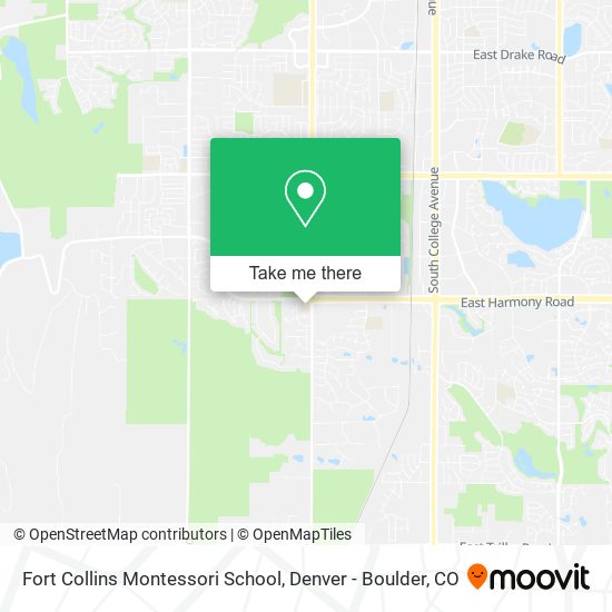 Mapa de Fort Collins Montessori School