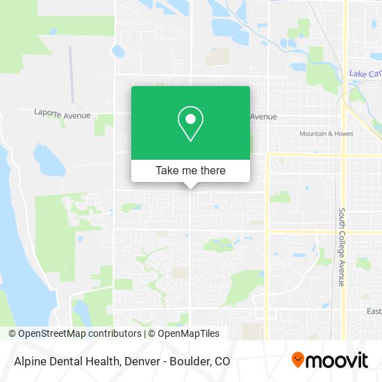 Alpine Dental Health map