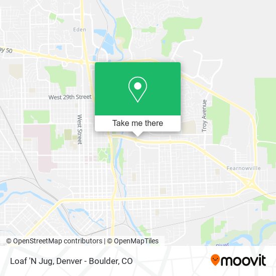 Mapa de Loaf 'N Jug