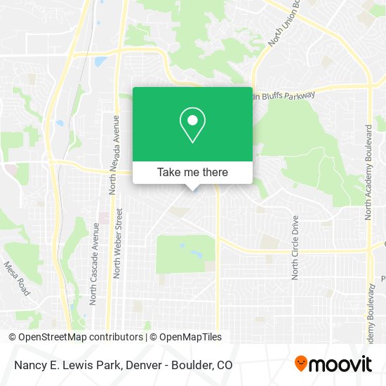 Nancy E. Lewis Park map