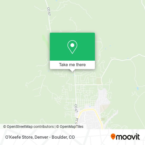 O'Keefe Store map