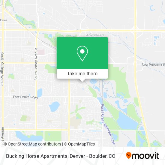 Bucking Horse Apartments map