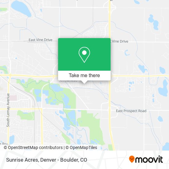 Sunrise Acres map