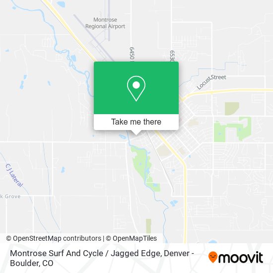 Montrose Surf And Cycle / Jagged Edge map