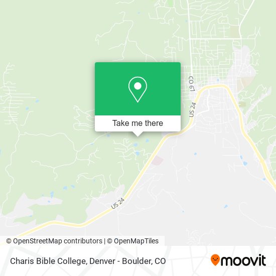 Mapa de Charis Bible College