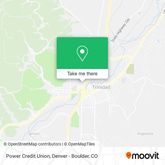 Mapa de Power Credit Union