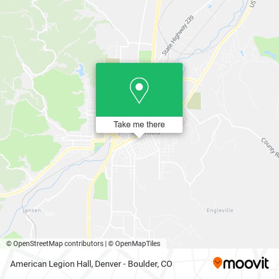 American Legion Hall map