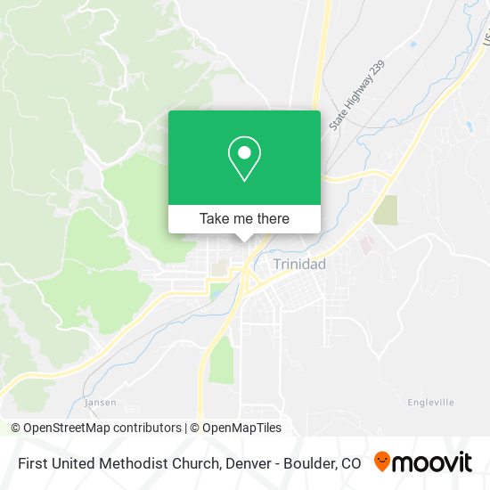First United Methodist Church map