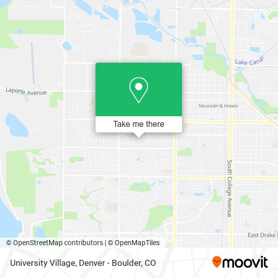 Mapa de University Village