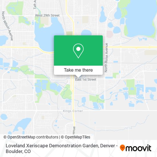 Mapa de Loveland Xeriscape Demonstration Garden