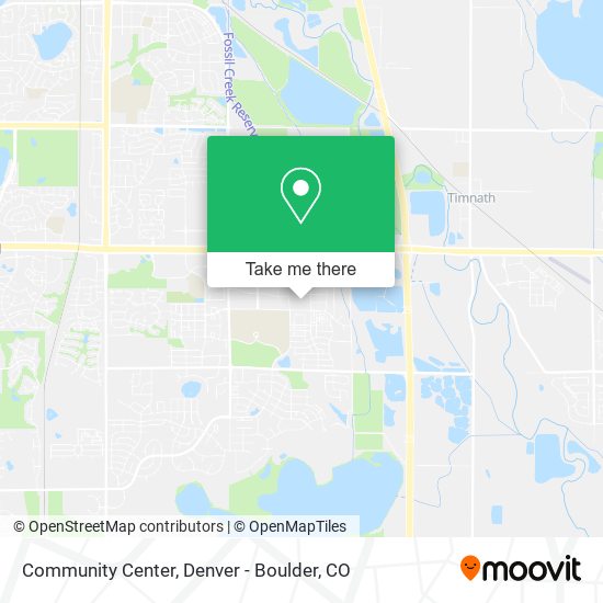 Community Center map