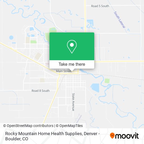 Mapa de Rocky Mountain Home Health Supplies