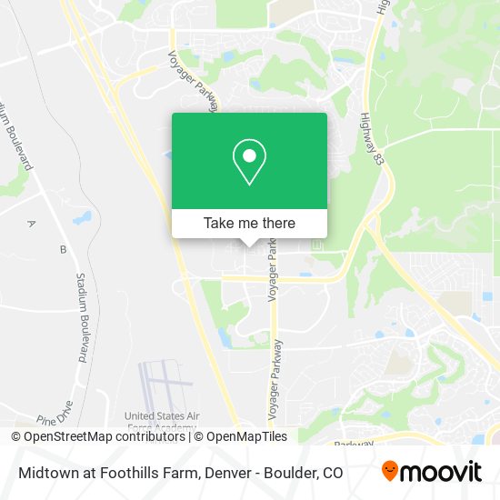 Mapa de Midtown at Foothills Farm