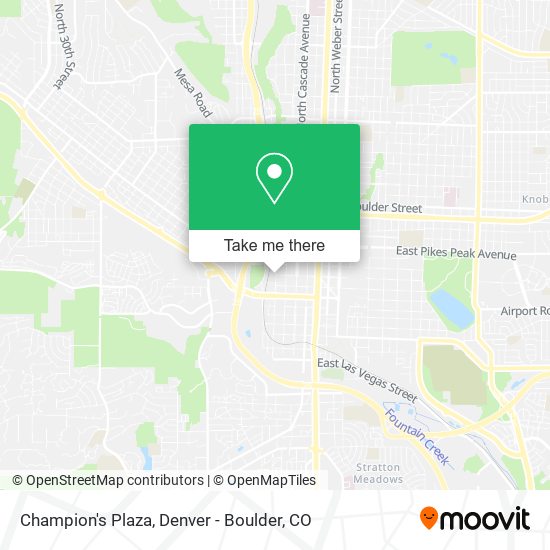 Champion's Plaza map