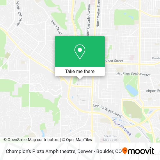 Champion's Plaza Amphitheatre map